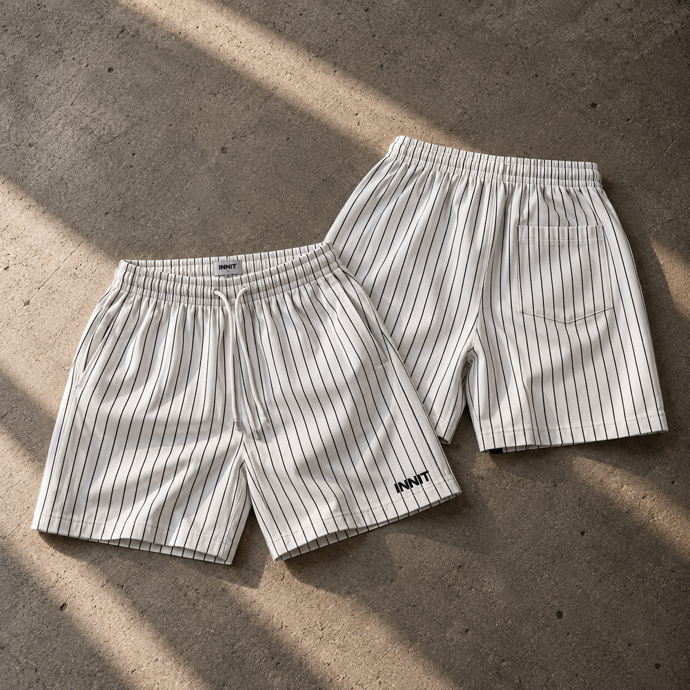 INNIT Stripe Shorts